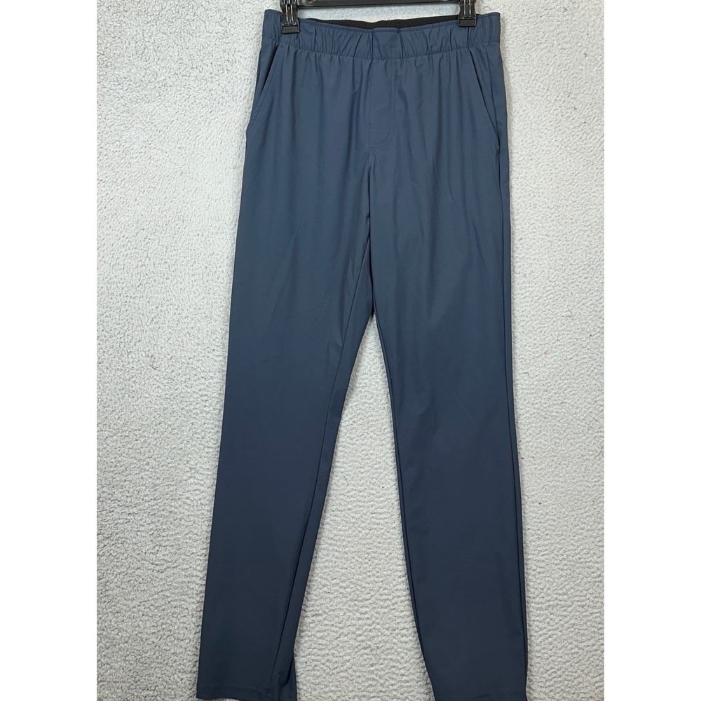 Skechers Pants Mens Medium Dark Blue Activewear Pull On Tapered Stretch Pockets